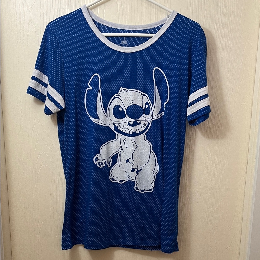 Disney Parks Stitch Jersey with 02 numbers on back